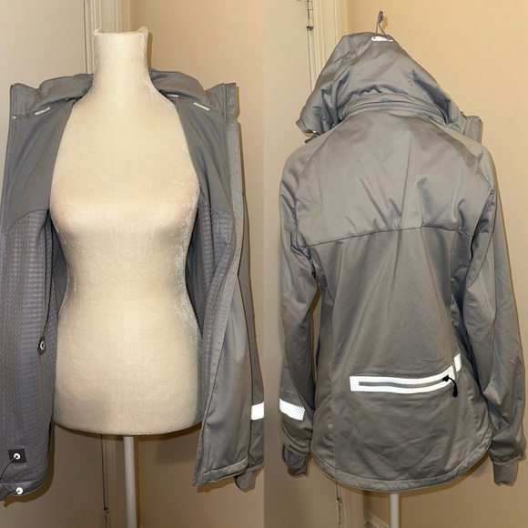 Bundle of 2 Women’s Jackets, Nike & Adidas, Gray, Size Medium - Picture 3 of 12